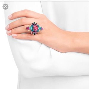 Swarovski Multi Color Crystal Ring CARDINAL